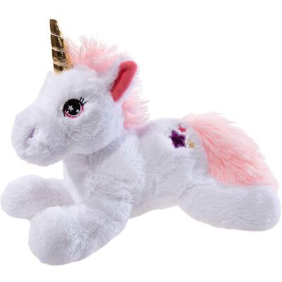 Heunec 351578 - Weiß liegendes Einhorn Plüschtier - 30cm Heunec 351578 - Weiß liegendes Einhorn Plüschtier - 30cm