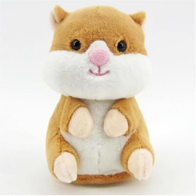 Magni Labertier Hamster Schnuffi braun/weiss 17cm (10 cm) Magni Labertier Hamster Schnuffi braun/weiss 17cm (10 cm)
