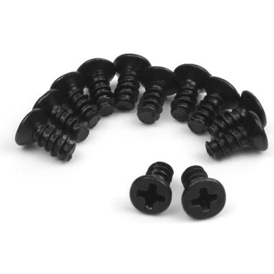 Blackzon Countersunk Self Tapping Screws KBHO2.6x6mm (12pcs) Blackzon Countersunk Self Tapping Screws KBHO2.6x6mm (12pcs)