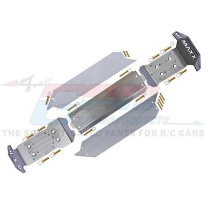 GPM Edelstahl-Chassis kpl. mit Skidplatten & Seitenschützern TRX Wide-Maxx GPM Edelstahl-Chassis kpl. mit Skidplatten & Seitenschützern TRX Wide-Maxx