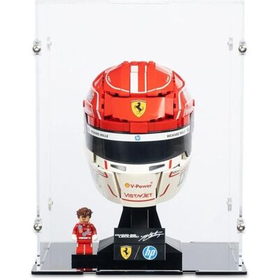 iDisplayit Acryl-Display für LEGO 43014 Scuderia Ferrari HP Charles Leclerc Helm (Mit schwarzem Boden) iDisplayit Acryl-Display für LEGO 43014 Scuderia Ferrari HP Charles Leclerc Helm (Mit schwarzem Boden)