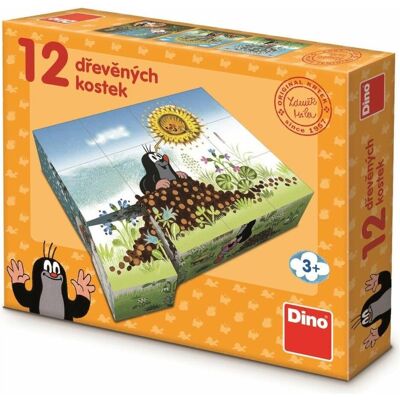 Dino Maulwurfsjahr, 12 Würfel Dino Maulwurfsjahr, 12 Würfel