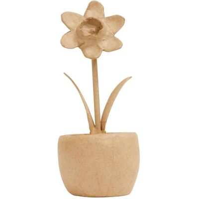 Décopatch Pappmache Pappmaché-Narziosse im Topf Décopatch Pappmache Pappmaché-Narziosse im Topf