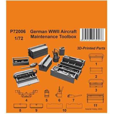 CMK German WWII Aircraft Maintenance Toolbox 1/72 CMK German WWII Aircraft Maintenance Toolbox 1/72