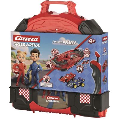 Carrera Rennbahn Formula Kidz im Koffer für 2 Spieler, 2,77 m Carrera Rennbahn Formula Kidz im Koffer für 2 Spieler, 2,77 m