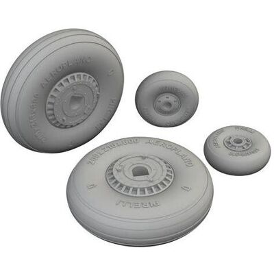 Eduard MC.205 Veltro wheels ITALERI Eduard MC.205 Veltro wheels ITALERI
