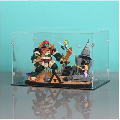 iDisplayit Acryl-Display für LEGO 77093 Zelda - Ocarina of Time – Das Letzte Gefecht (Mit schwarzem Boden) iDisplayit Acryl-Display für LEGO 77093 Zelda - Ocarina of Time – Das Letzte Gefecht (Mit schwarzem Boden)