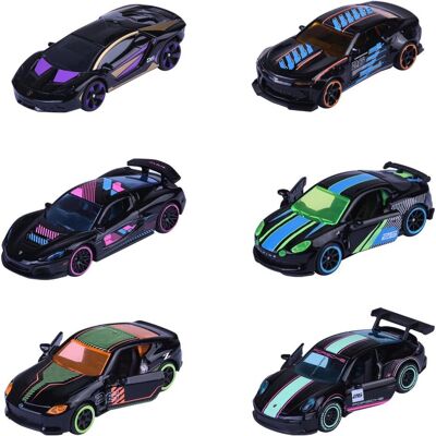 Majorette Neon Racer Premium Cars, 6-sort. Majorette Neon Racer Premium Cars, 6-sort.