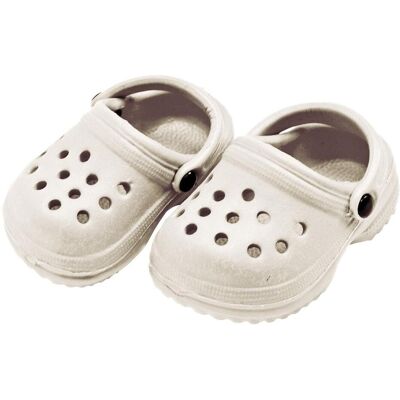 Heless Puppen-Clogs, beige gross, Gr. 38-45 cm Heless Puppen-Clogs, beige gross, Gr. 38-45 cm