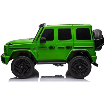 Lean Toys Leantoys Batteriebetriebenes Auto Mercedes G63 XXL Grün lackiert 4x4 Lean Toys Leantoys Batteriebetriebenes Auto Mercedes G63 XXL Grün lackiert 4x4