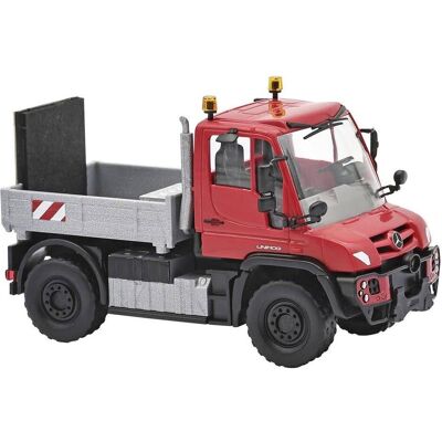 Busch 50937 H0 LKW Modell Mercedes Benz Unimog U430, Schwertransportbegleitung Busch 50937 H0 LKW Modell Mercedes Benz Unimog U430, Schwertransportbegleitung