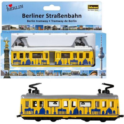 Idena Strassenbahn Berlin 15cm mit Rückzugmotor Idena Strassenbahn Berlin 15cm mit Rückzugmotor