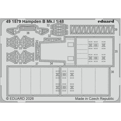 Eduard Hampden B Mk.I for ICM Eduard Hampden B Mk.I for ICM