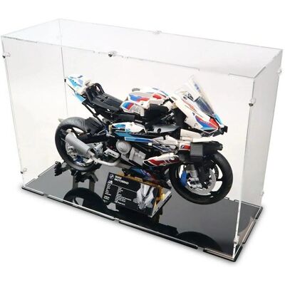 iDisplayit Acryl-Display für LEGO 42130 BMW M 1000 RR (Mit schwarzem Boden) iDisplayit Acryl-Display für LEGO 42130 BMW M 1000 RR (Mit schwarzem Boden)