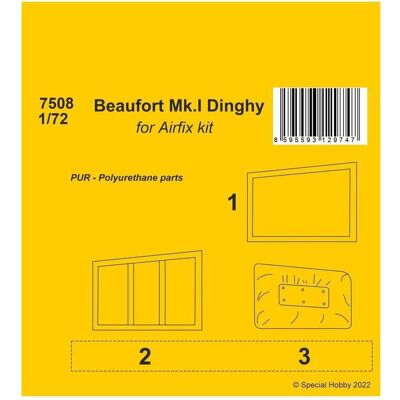 CMK Beaufort Mk.I Dinghy 1/72 / for Airfix kit CMK Beaufort Mk.I Dinghy 1/72 / for Airfix kit
