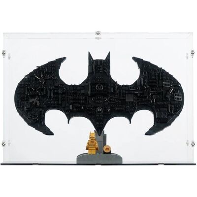 iDisplayit Acryl-Display für LEGO 76330 Batman Logo (Mit schwarzem Boden) iDisplayit Acryl-Display für LEGO 76330 Batman Logo (Mit schwarzem Boden)