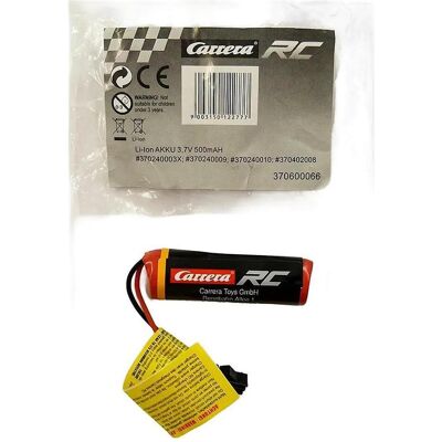 Carrera R/C Li-Ion Akku 3.7 - 500 mAh (500 mAh, 3.70 V) Carrera R/C Li-Ion Akku 3.7 - 500 mAh (500 mAh, 3.70 V)