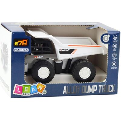 Lean Toys Lean Kipper Lkw Bau Metallteile Antrieb Weiss Lean Toys Lean Kipper Lkw Bau Metallteile Antrieb Weiss