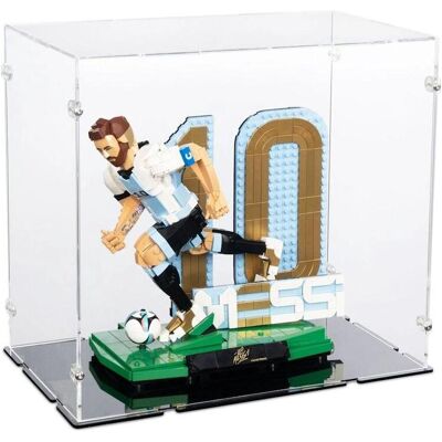 iDisplayit Acryl-XL Display für 43015 Lionel Messi – Fussballlegende (Mit schwarzem Boden) iDisplayit Acryl-XL Display für 43015 Lionel Messi – Fussballlegende (Mit schwarzem Boden)