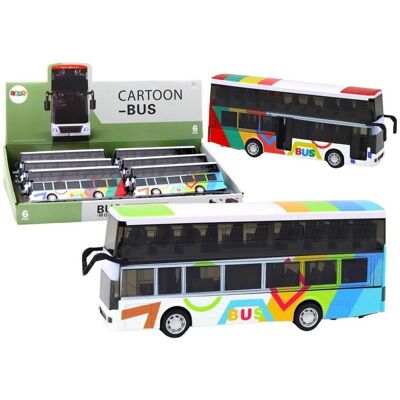 Lean Toys Doppeldeckerbus mit Licht- und Sound-MIX-Antrieb Lean Toys Doppeldeckerbus mit Licht- und Sound-MIX-Antrieb