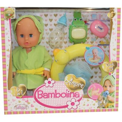 Dimian Toys Doll Amore 30Cm Bathbaby Doll With Bathing Set Dimian Toys Doll Amore 30Cm Bathbaby Doll With Bathing Set