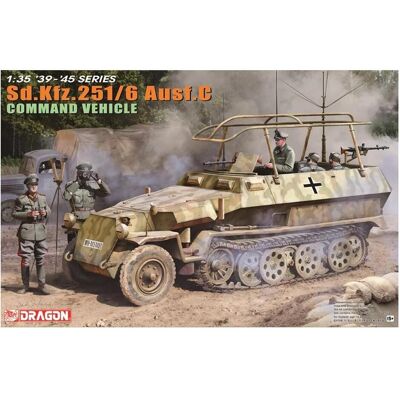 Dragon 1:35 Sd.Kfz.251/6 Ausf.C Command Vehicle Dragon 1:35 Sd.Kfz.251/6 Ausf.C Command Vehicle