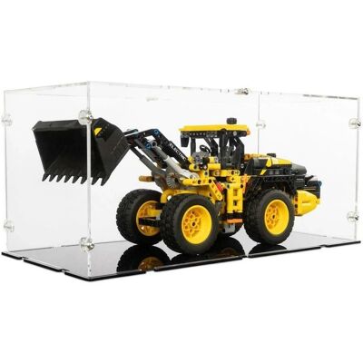 iDisplayit Acryl-Display für LEGO 42207 Volvo L120 Electric Radlader (Mit schwarzem Boden) iDisplayit Acryl-Display für LEGO 42207 Volvo L120 Electric Radlader (Mit schwarzem Boden)