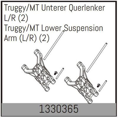Absima Truggy/MT Unterer Querlenker L/R (2) Absima Truggy/MT Unterer Querlenker L/R (2)
