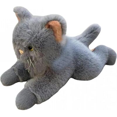 MADE Katze liegend, 45 cm, grau (45 cm) MADE Katze liegend, 45 cm, grau (45 cm)