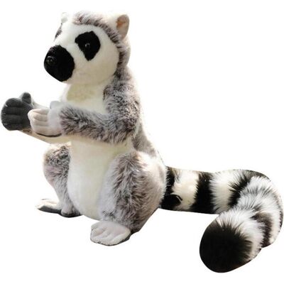 Lean Toys Plüsch-Lemur 28cm grau (28 cm) Lean Toys Plüsch-Lemur 28cm grau (28 cm)