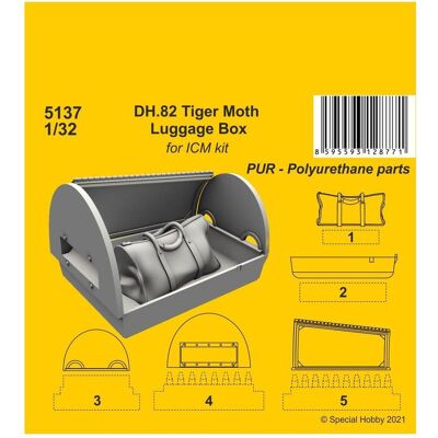 CMK DH.82 Tiger Moth Luggage Box (ICM kit) CMK DH.82 Tiger Moth Luggage Box (ICM kit)