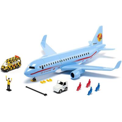 Siku Verkehrsflugzeug mit Zubehör Siku Verkehrsflugzeug mit Zubehör