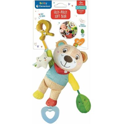 Clementoni, Kinderwagenspielzeug, Easy Peasy Soft Bär Clementoni, Kinderwagenspielzeug, Easy Peasy Soft Bär