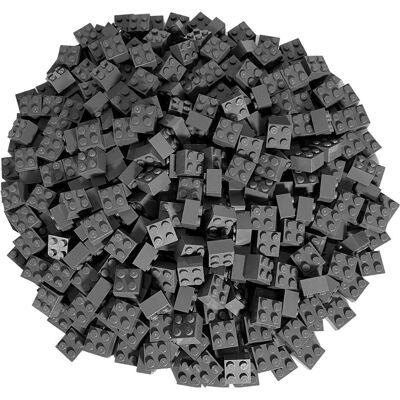 2x2 Steine Dunkelgrau - 250 Stück - Dark bluish grey bricks 3003 (3003, LEGO Zubehör) 2x2 Steine Dunkelgrau - 250 Stück - Dark bluish grey bricks 3003 (3003, LEGO Zubehör)