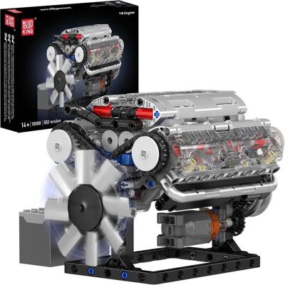 Mould King V8 Motor (Elektrisch) - Klemmbausteine Mould King V8 Motor (Elektrisch) - Klemmbausteine