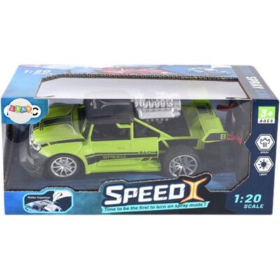 Lean Toys Rc Ferngesteuertes Auto 1:20 Lichter Rauch-Effekt Grün Lean Toys Rc Ferngesteuertes Auto 1:20 Lichter Rauch-Effekt Grün