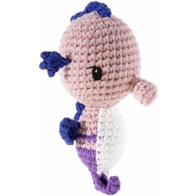Heunec Crochi Häkel Seepferdchen, Kuscheltier, Plüschtier, Stofftier, 15 cm, 930575 (15 cm) Heunec Crochi Häkel Seepferdchen, Kuscheltier, Plüschtier, Stofftier, 15 cm, 930575 (15 cm)