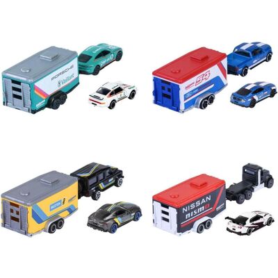 Majorette Racing Deluxe Trailer, 4-sort. Majorette Racing Deluxe Trailer, 4-sort.