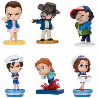 Jazwares Stranger Things Personaggio Chibi 1pz Assortimento Jazwares Stranger Things Personaggio Chibi 1pz Assortimento