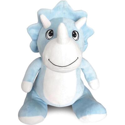 Decar Sitting Triceratops H55cm - 100% Recycled Material Padding (55 cm) Decar Sitting Triceratops H55cm - 100% Recycled Material Padding (55 cm)