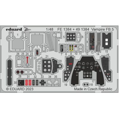 Eduard Vampire FB.5 1/48 Eduard Vampire FB.5 1/48