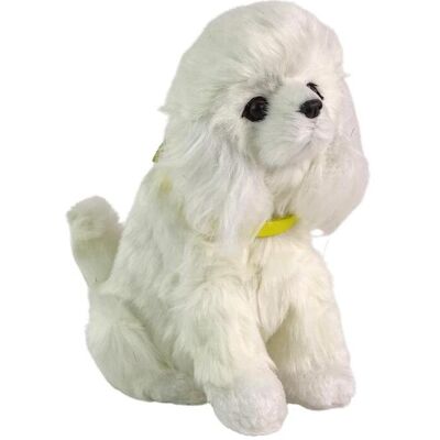 Lean Toys Interaktiver Plüschhund, weiches Fell, Rasse Pudel. Streicheln Sie seinen Kopf und lernen Sie seine (19 cm) Lean Toys Interaktiver Plüschhund, weiches Fell, Rasse Pudel. Streicheln Sie seinen Kopf und lernen Sie seine (19 cm)
