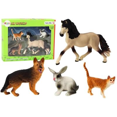 Lean Toys Haustierfiguren 4-tlg Lean Toys Haustierfiguren 4-tlg