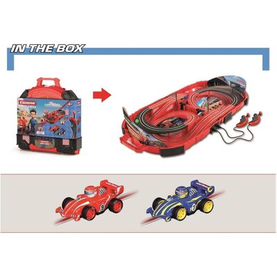 Carrera Rennbahn Formula Kidz im Koffer für 2 Spieler, 2,77 m Carrera Rennbahn Formula Kidz im Koffer für 2 Spieler, 2,77 m