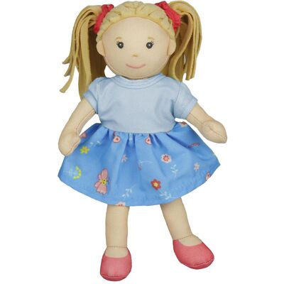Heless Stoffpuppe "Pippa" mit Kleidchen zum An- und Ausziehen, 22 cm Heless Stoffpuppe "Pippa" mit Kleidchen zum An- und Ausziehen, 22 cm