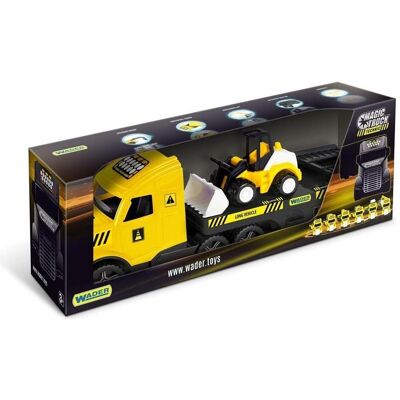 Wader Magic Truck Technic Laweta ze spychaczem Wader Magic Truck Technic Laweta ze spychaczem