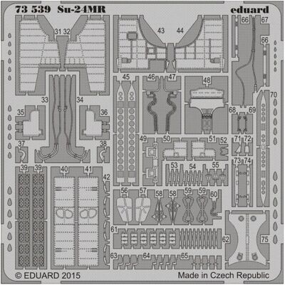 Eduard Sukhoi Su-24MR Zubehör - Maßstab 1:72 Flugzeugmodell-Upgrade Eduard Sukhoi Su-24MR Zubehör - Maßstab 1:72 Flugzeugmodell-Upgrade
