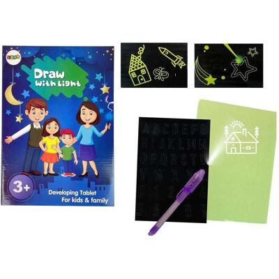 Lean Toys IMPORT LEANTOYS Magic Light Zeichentablett Grafik Beschriftung Lean Toys IMPORT LEANTOYS Magic Light Zeichentablett Grafik Beschriftung