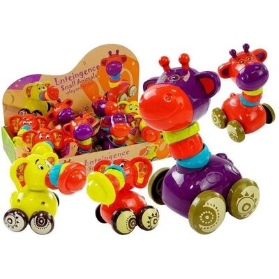 Lean Toys Tiere auf Rädern MIX Lean Toys Tiere auf Rädern MIX