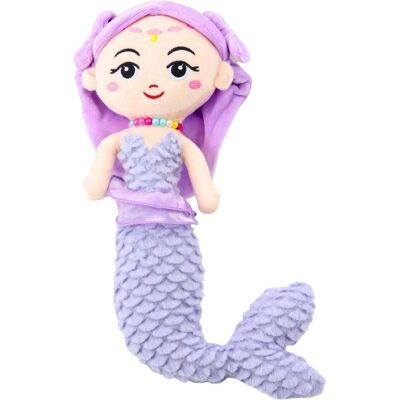 Lean Toys Plüsch Meerjungfrau mit Korallen Kuscheltier Lila 32cm (32 cm) Lean Toys Plüsch Meerjungfrau mit Korallen Kuscheltier Lila 32cm (32 cm)